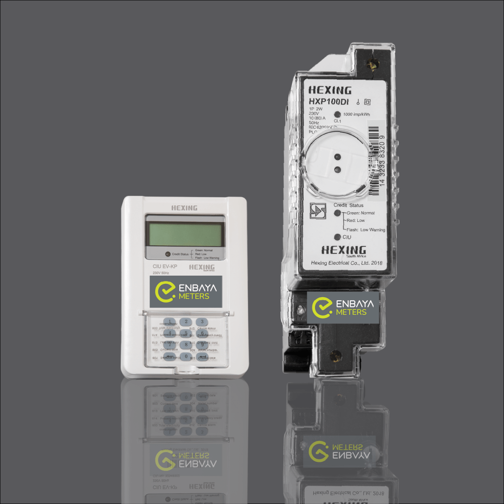 Single Phase Split Prepaid Electricity Meter – DIN Rail Mount (STS Compliant)